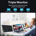 Miniatyrbild 3 av 9: Tri-Screen  S10 portable monitor 15,6"