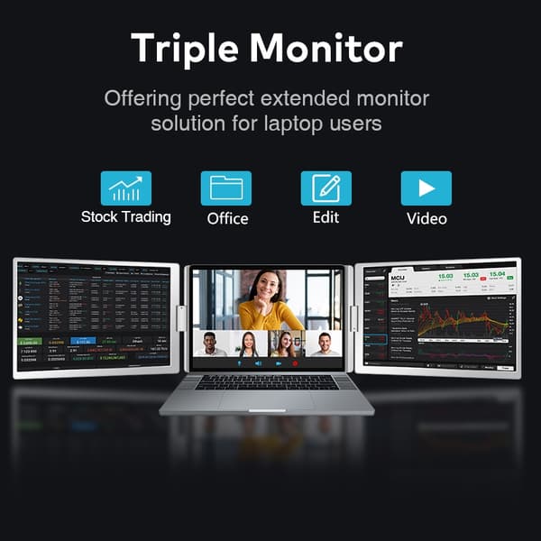 Tri-Screen  S688 portable monitor 14"