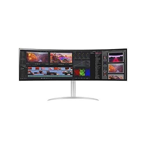 49WQ95X-W, 124 cm(49') LED-skärm, vit, Dual QHD, Free + G-Sync, Nano IPS, 144Hz panel