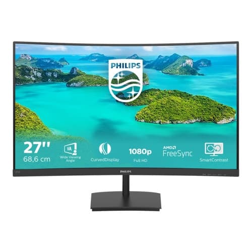 Philips E-line 271E1SCA - LED-skärm - böjd - Full HD (1080p) - 27"