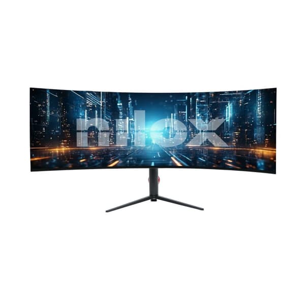 Pelinäyttö Nilox NXM49CRVDC Quad HD 49" musta