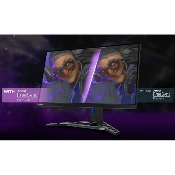 LENOVO Legion Y27-30 Gaming PC-skärm - 27" FHD 1920x1080 IPS - 165 Hz - 0,5 ms - HDMI - Diplay Port - USB Hub - AMD FreeSync Premium