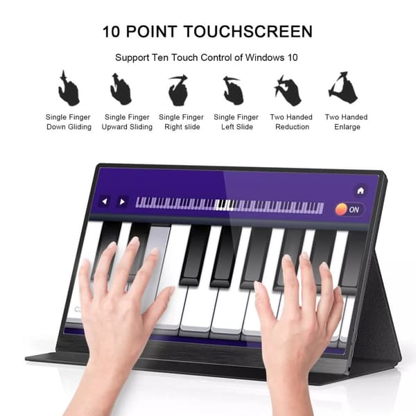 S27b-2 portable monitor 15,6" med touch screen