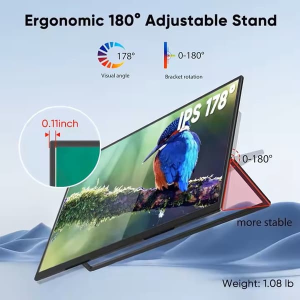 S13 portable monitor 13"