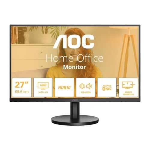 AOC U27B3A - LED-skärm - 27" - HDR Svart