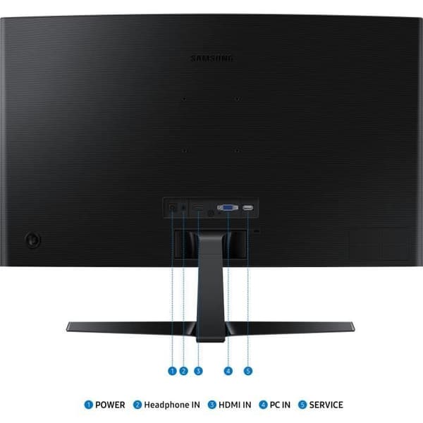 PC-skärm - SAMSUNG - S24D366GAU - 24" FHD 1800R - VA-panel - 100Hz - 4ms - 1 HDMI - Tiltbar - Svart