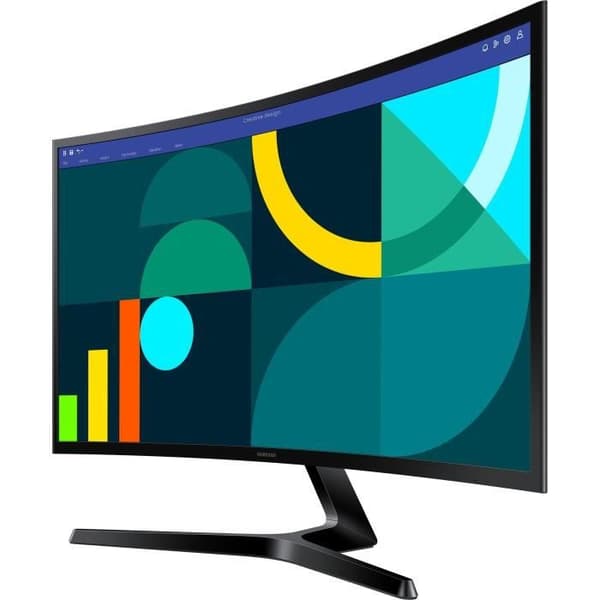 PC-skärm - SAMSUNG - S24D366GAU - 24" FHD 1800R - VA-panel - 100Hz - 4ms - 1 HDMI - Tiltbar - Svart