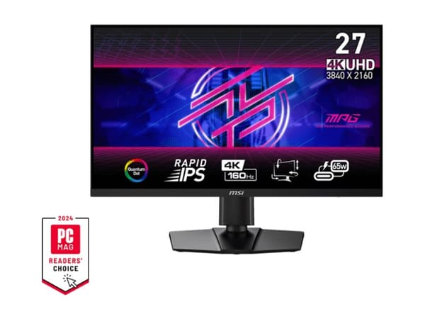 MSI MPG 274URF QD - LED-skjerm - gaming - 27" - 3840 x 2160 UHD @ 160 Hz - Fast IPS - 400 cd/m² - 1000:1 - DisplayHDR 400 - 0.5 ms - 2xHDMI, DisplayP