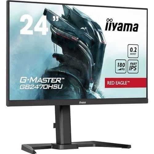 PC-skärm - IIYAMA - GB2470HSU-B6 - 24" IPS FHD 1920 x 1080 - 0,2ms - 180Hz - HDMI DP - Svart