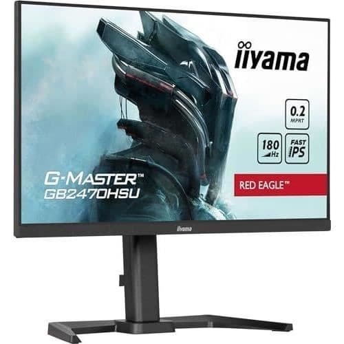 PC-skärm - IIYAMA - GB2470HSU-B6 - 24" IPS FHD 1920 x 1080 - 0,2ms - 180Hz - HDMI DP - Svart