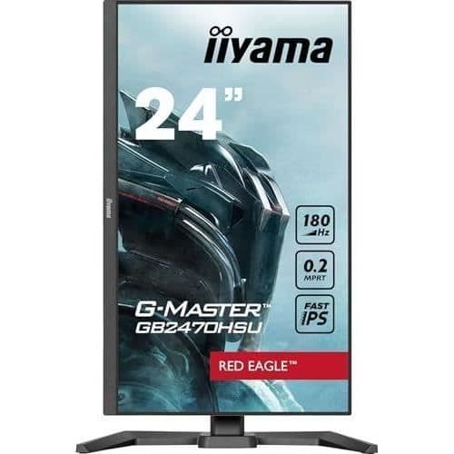 PC-skärm - IIYAMA - GB2470HSU-B6 - 24" IPS FHD 1920 x 1080 - 0,2ms - 180Hz - HDMI DP - Svart