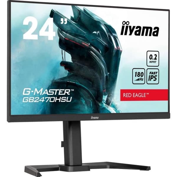 PC-skärm - IIYAMA - GB2470HSU-B6 - 24" IPS FHD 1920 x 1080 - 0,2ms - 180Hz - HDMI DP - Svart Svart