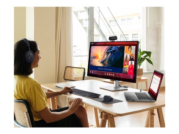 Dell UltraSharp 32 4K Thunderbolt Hub Monitor U3225QE - LED-skärm - 32" (31.5" visbar) - 3840 x 2160 4K @ 120 Hz - IPS - 450 cd/m² - 3000:1 - Display Svart, Silver