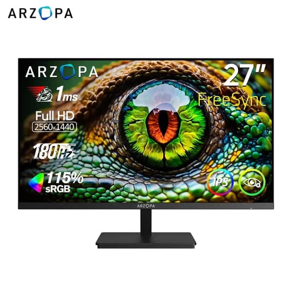 Gaming Monitor, 27 Tommer 2K Opløsning, 180Hz Opdateringsfrekvens,27 QHD 180Hz M1RC