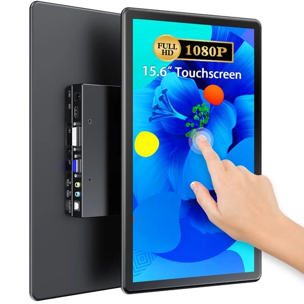 15,6 tum bärbar skärm, 1080P upplösning, 60Hz uppdateringsfrekvens,Eu plugg, 15,6 tum 1080P 60Hz