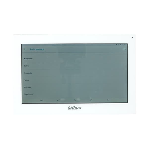 Dahua VTH5341GW-W Digital Indendørs Monitor, 10-Tommer Skærm, To-Vejs Taleopkald, Elevator Kontrol