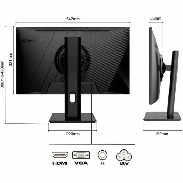 Skærm Japannext JN-IPS2382FHDR-HSP Full HD 23,8"