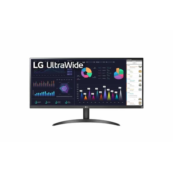 Skærm LG 34WQ500-B 34" UltraWide Full HD Sort