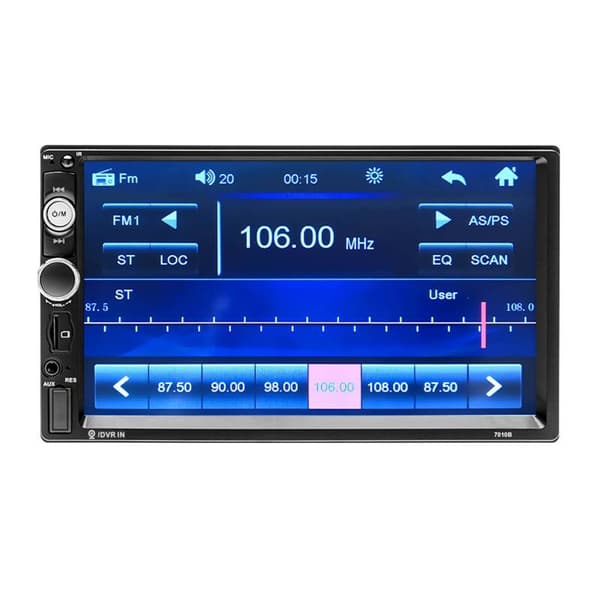Podofo bilskærm K0126 Mirror Link, BT, USB 7"