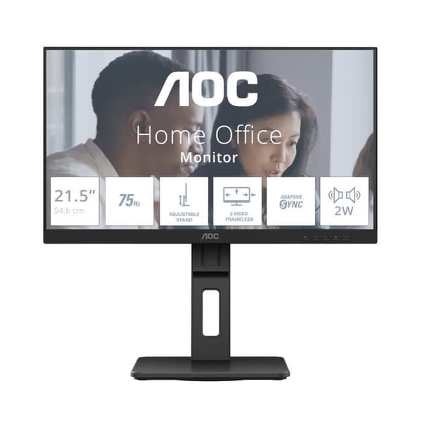 Skärm - AOC - 22E2UMF - 21,5 tum - Full HD 1920x1080 - 75Hz - VA
