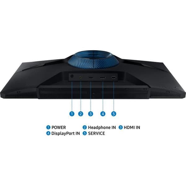 PC-skärm - SAMSUNG - ODYSSEY G3 G30D - 24" FHD - VA-panel - 180Hz - 1ms - Pivot/Justerbar - 1 DP - Svart