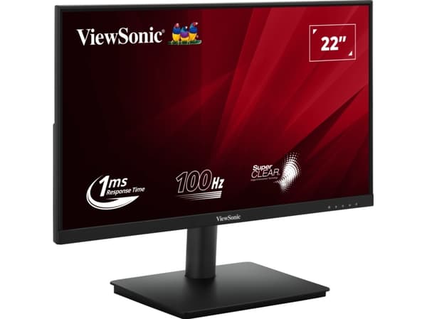 Viewsonic VA220-H, 55,9 cm (22"), 1920 x 1080 piksler, Full HD, LED, 1 ms, Sort