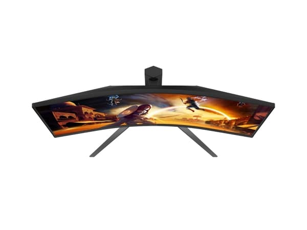 AOC G4 CU34G4Z, 86,4 cm (34"), 3440 x 1440 pixlar, Wide Quad HD, LED, 1 ms, Svart, Röd