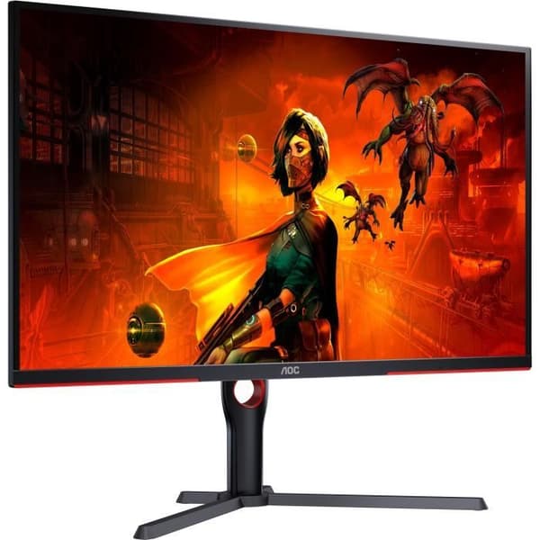 PC-skärm - AOC - U27G3X - 27" UHD 4K - IPS-panel - 160Hz - 1ms - Justerbar i höjdled - 2 HDMI 2 DP - Adaptive Sync - Svart