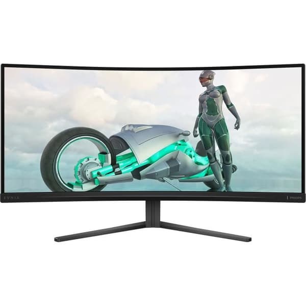 PC-skärm - PHILIPS - Evnia 34M2C3500L - 34" WQHD - Böjd panel - 180Hz - 0,5ms - HDR - HDMI/DP - Svart