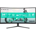 Miniatyrbild 1 av 6: PC-skärm - PHILIPS - Evnia 34M2C3500L - 34" WQHD - Böjd panel - 180Hz - 0,5ms - HDR - HDMI/DP - Svart
