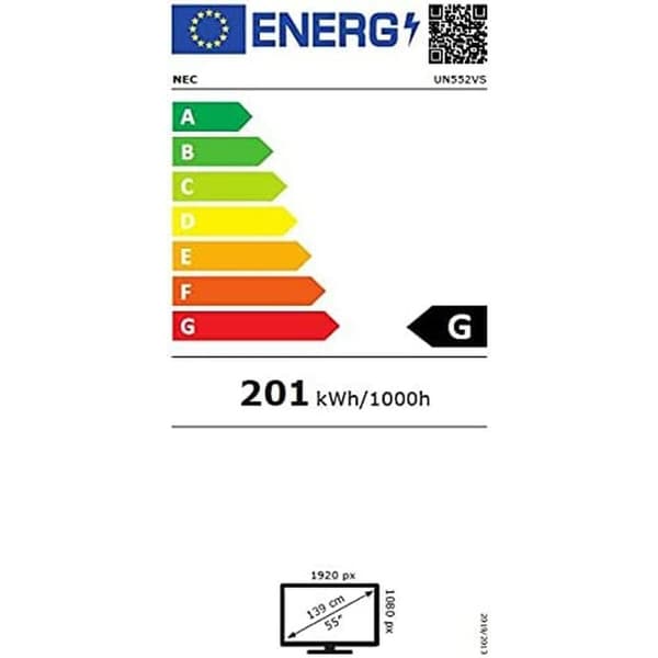 Skjerm Videowall NEC 60004524 55" LCD 55"