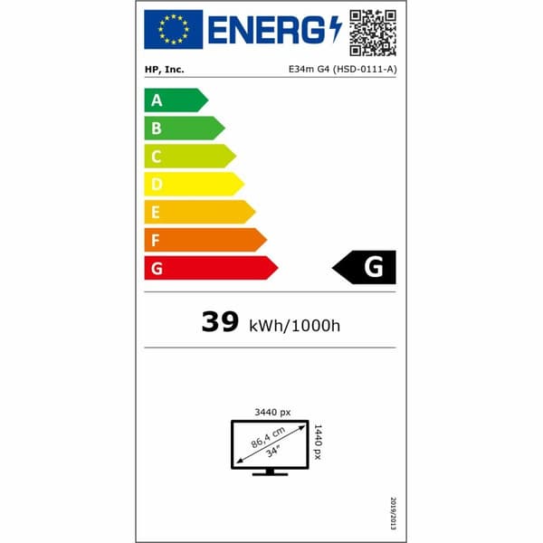 Näyttö HP E34m G4 34" Wide Quad HD 75 Hz