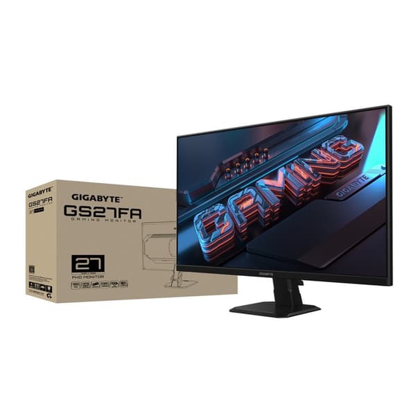 GIGABYTE GS27FA US computerskærm 68,6 cm (27") 1920 x 1080 pixels Full HD LED Sort