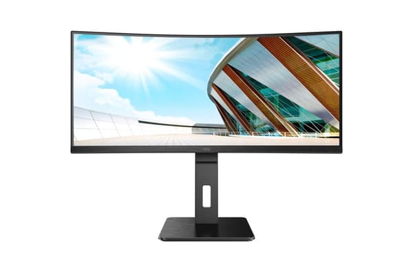AOC P2 CU34P2A LED-skärm 86,4 cm (34") 3440 x 1440 pixlar Quad HD Black