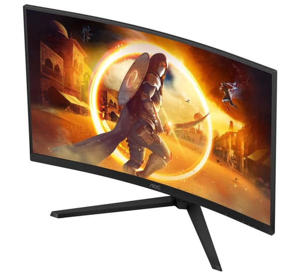 AOC G4 CQ32G4VE datorskärm 81,3 cm (32") 2560 x 1440 pixlar Quad HD LCD Svart, Grå