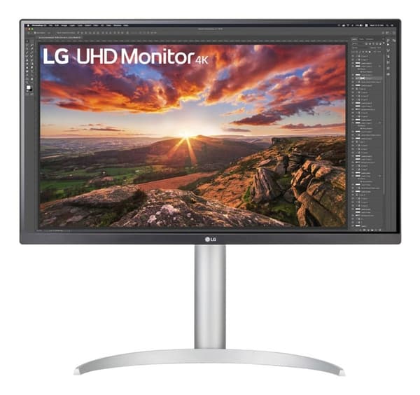 LG LED 27" MONITOR 27UP850K-W Sort