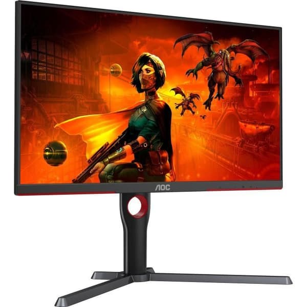 PC-skärm - AOC - U27G3X - 27" UHD 4K - IPS-panel - 160Hz - 1ms - Justerbar i höjdled - 2 HDMI 2 DP - Adaptive Sync - Svart