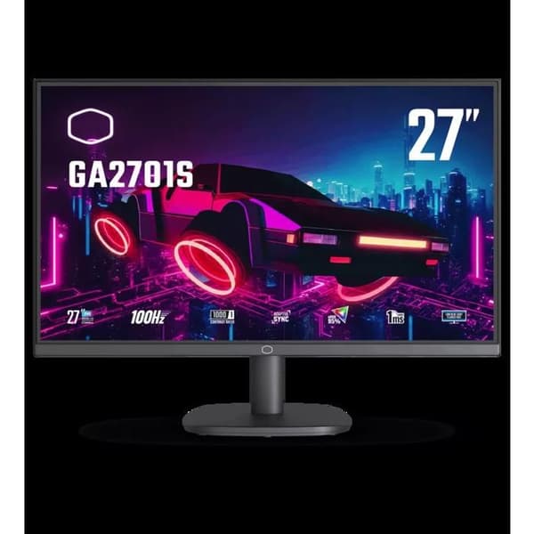 Skärm - COOLER MASTER - GA2701S - 27 tum - Full HD - 100Hz - Svart Svart
