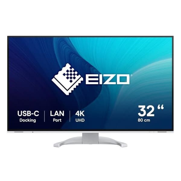 EIZO FlexScan EV3240X-WT datorskärm 80 cm (31,5") 3840 x 2160 pixlar 4K Ultra HD LCD Vit Vit