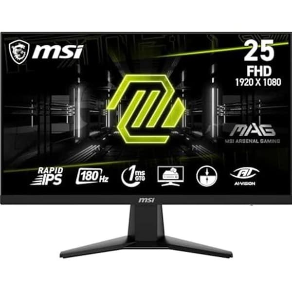 Spelskärm - MSI - MAG 256F - 24,5 tum FHD - 180 Hz - 1 ms GtG - Rapid IPS-panel