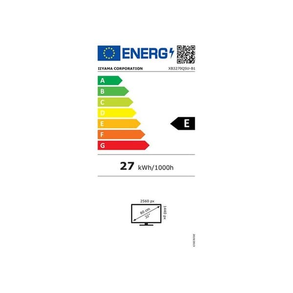 Skärm PC - IIYAMA - XB3270QSU-B1 - 32 tum - WQHD 2560x1440 - LED IPS