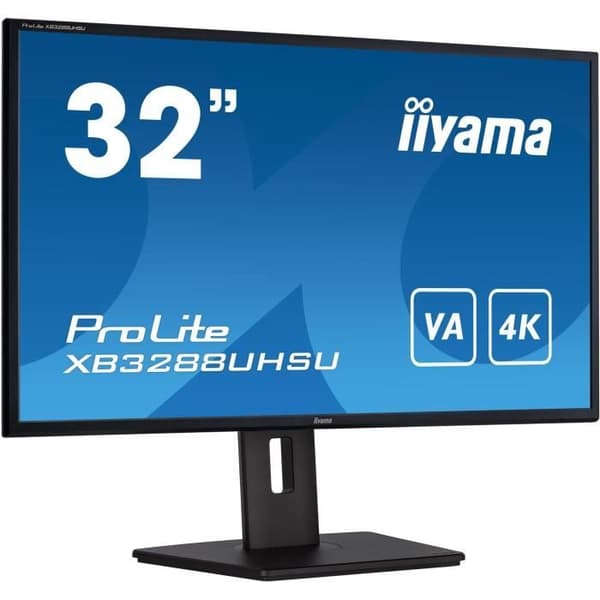 PC-skärm - IIYAMA - XB3288UHSU-B5 - 32" VA LED 4K 3840 x 2160 - 3ms - 60Hz - 2 x HDMI 1 x DP