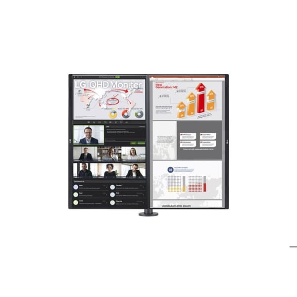 ANTEC Ergo Dual 27QP88D-B Svart