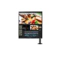 Miniatyrbild 1 av 4: SKÄRM LG 28" Svart 28MQ780-B 16:9 Nano IPS LED QHD 2560x2880 300cd/m2 2xHDMI DP USB-C 2xUSB 3.0 Justerbar ergonomisk fot