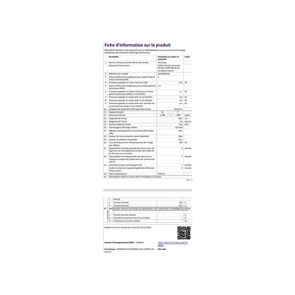 Samsung Gaming-PC-skärm Serie S30GD LS24D304GAUXEN 24 100 Hz Full HD