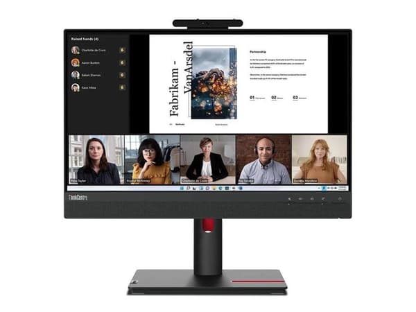 - Lenovo - Lenovo ThinkCentre Tiny-in-One 22 Gen 5 - LED-skärm - 22" (21,5" synlig) - pekskärm - 1920 x 1080 Full HD (1)