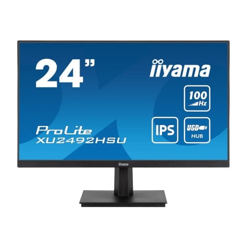 iiyama ProLite XU2492HSU-B6 - LED-skärm - Full HD (1080p) - 24" Svart