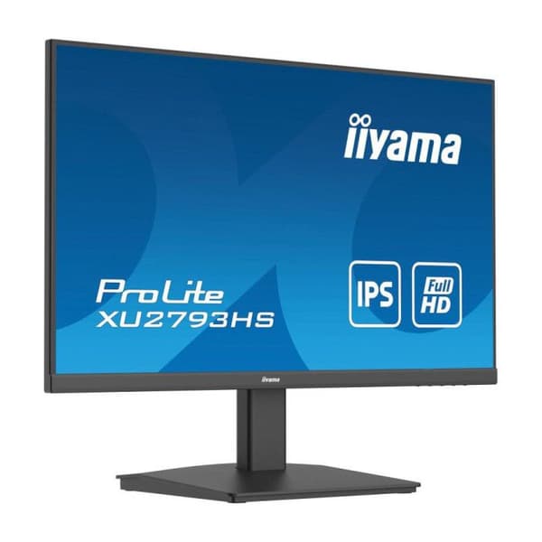 Skärm IIYAMA 27'' Ultra Tunn IPS-panel 16:9 1ms 100Hz 250cd/m² 1920x1080 1xHDMI 1xDisplayPort Högtalare 2 x 2W + hörlurar TCO