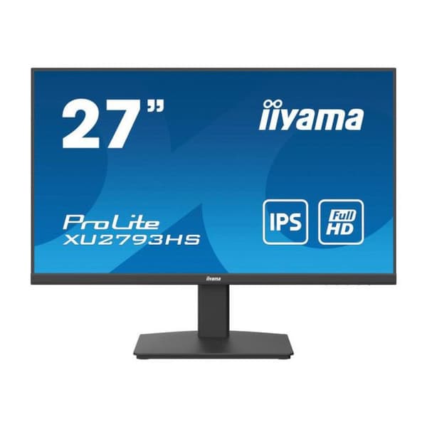 Skärm IIYAMA 27'' Ultra Tunn IPS-panel 16:9 1ms 100Hz 250cd/m² 1920x1080 1xHDMI 1xDisplayPort Högtalare 2 x 2W + hörlurar TCO