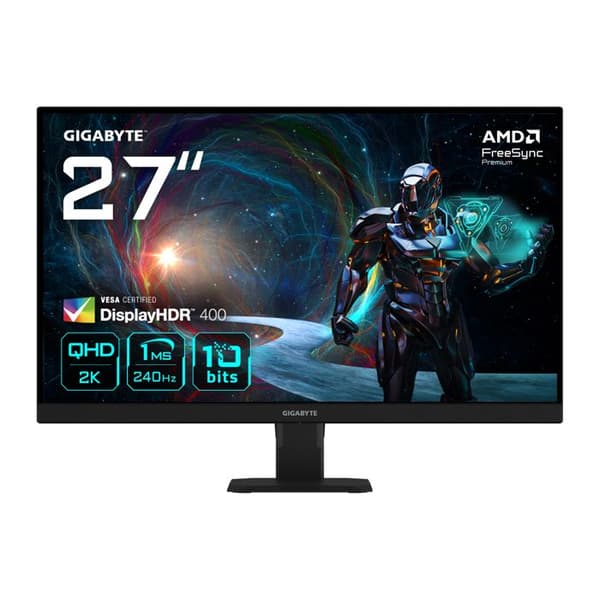 Spelskärm - GIGABYTE - GS27QXA - 27" QHD - 240Hz - 1ms - FreeSync Premium